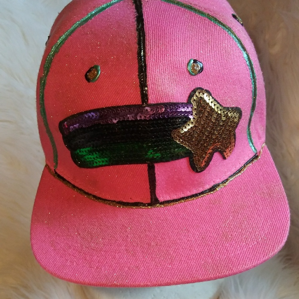 Custom Designed Happy Star Snapback/ New